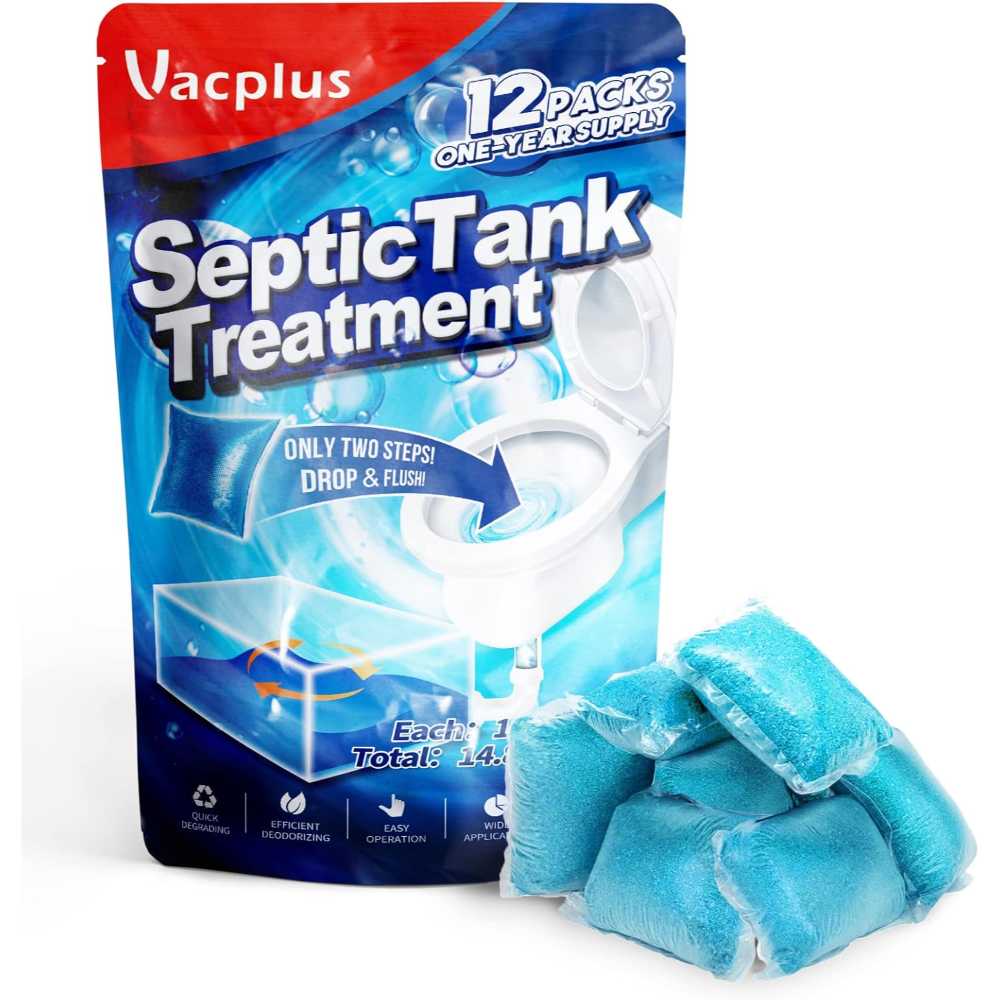Vacplus Septic Tank Treatment (1-Year Supply)