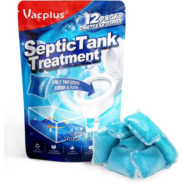 Vacplus Septic Tank Treatment (1-Year Supply)