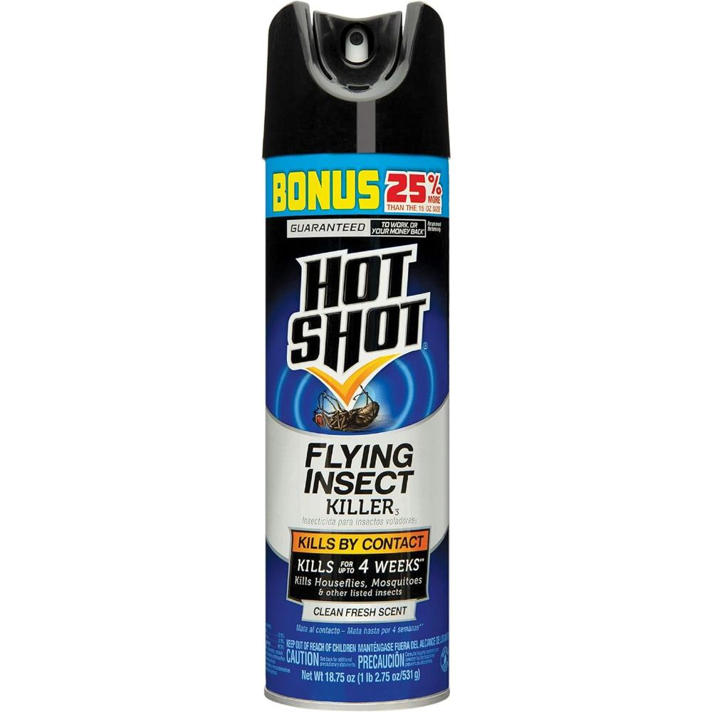 Hot Shot Flying Insect Killer3 Aerosol, 18.75 oz.