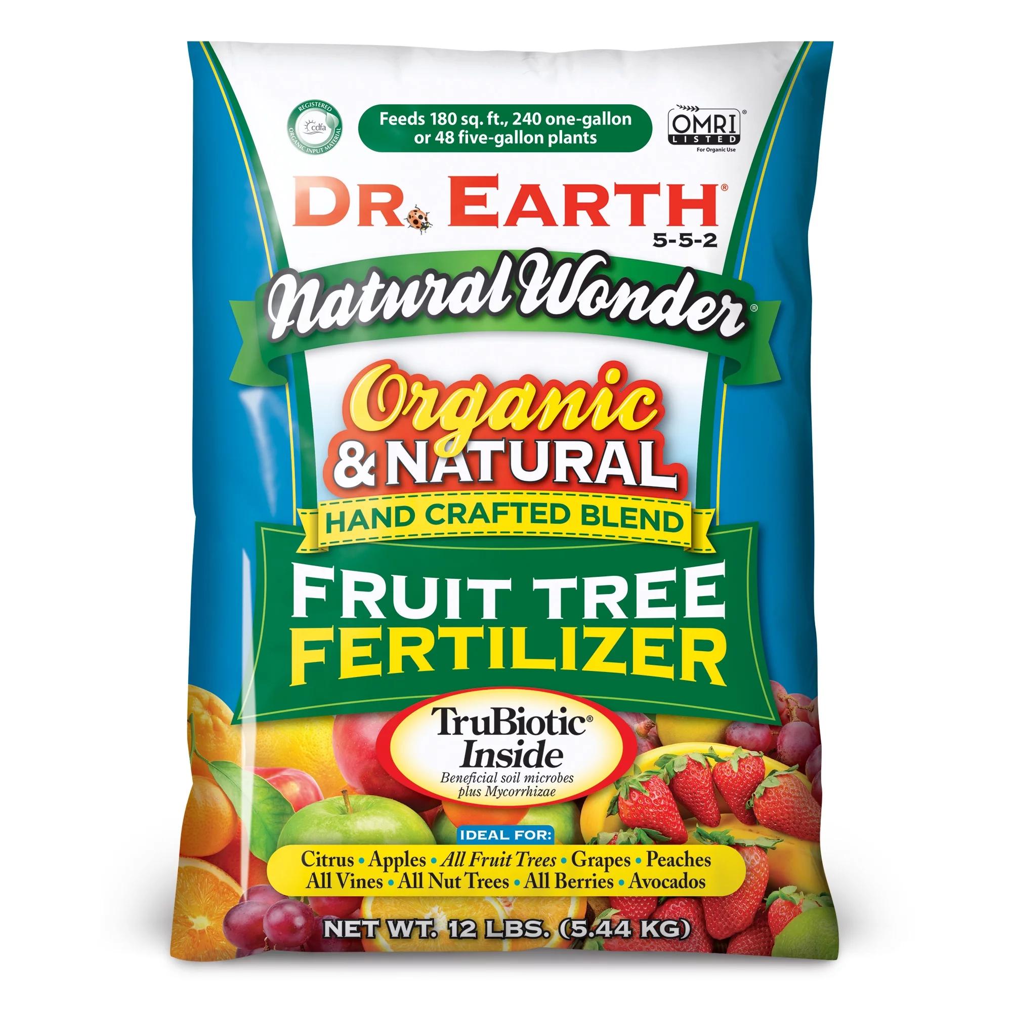 Dr. Earth Organic Fruit Tree 5-5-2 Fertilizer, 12 lb.