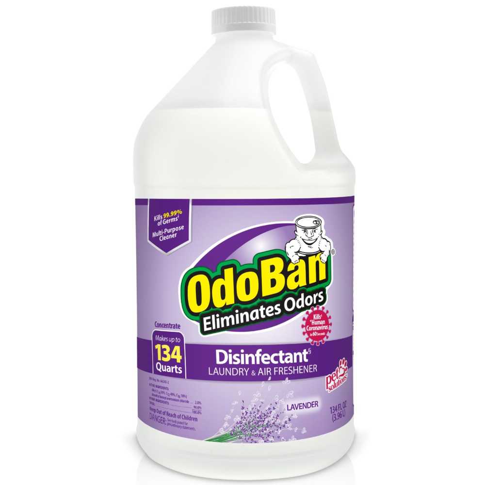 OdoBan Disinfectant Concentrate and Odor Eliminator, 134 oz. (Lavender)
