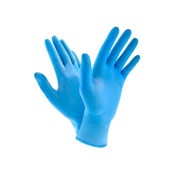 1000-Pack 4 Mil Blue Nitrile Gloves (Various Sizes)
