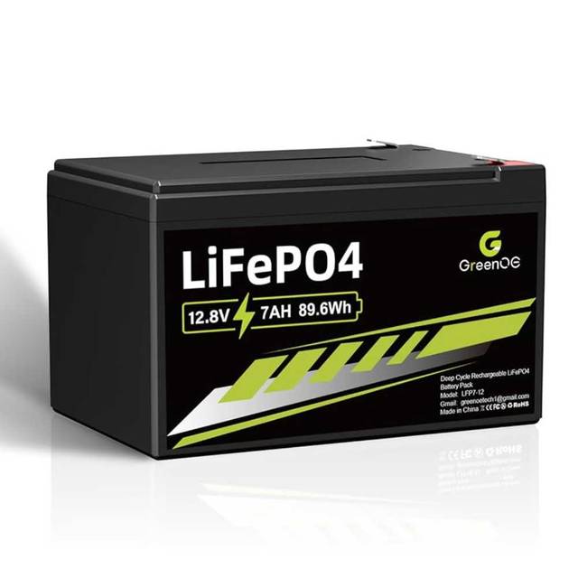 Greenoe 12V 7Ah LiFePO4 Battery