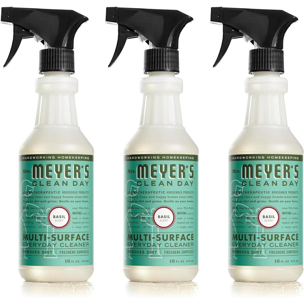 3-Pack Mrs. Meyer's Clean Day All-Purpose Cleaner Spray, 16 oz. (Basil)
