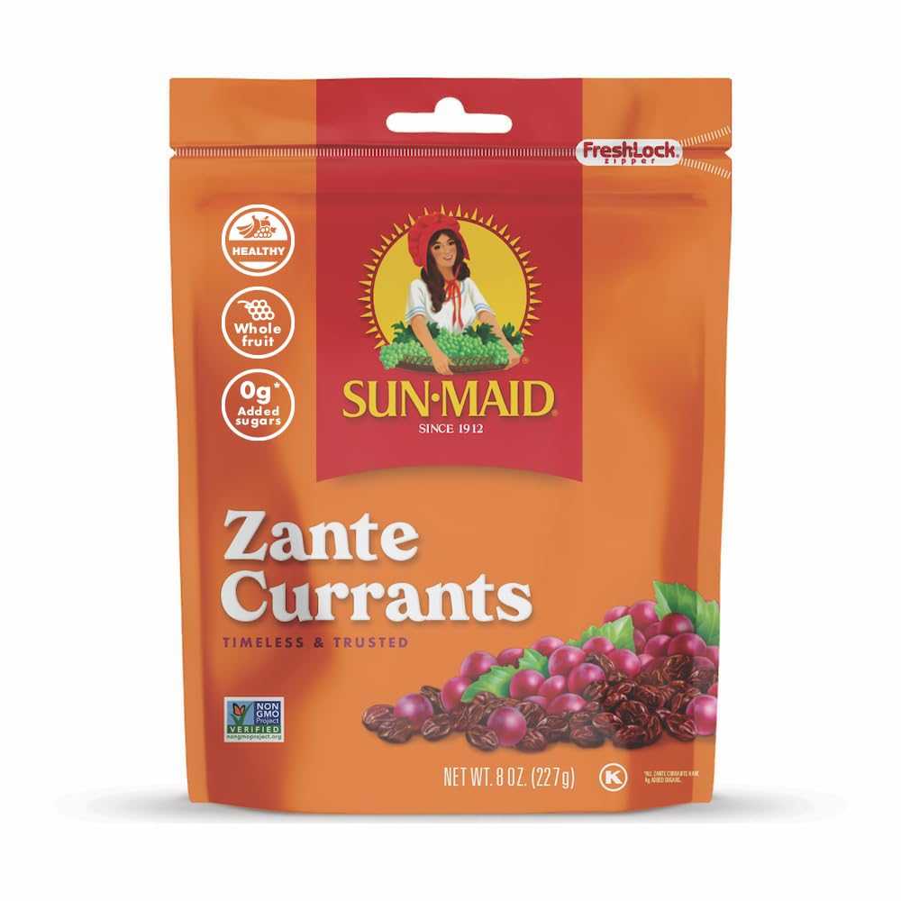 4-Pack Sun-Maid Sun-Dried Zante Currants, 8 oz.