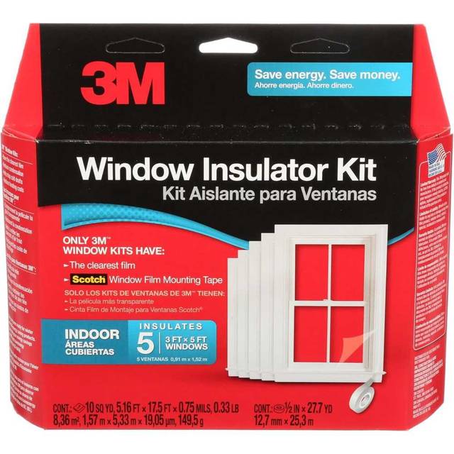 5-Pack 3M Window Insulator Kit (3' x 5')