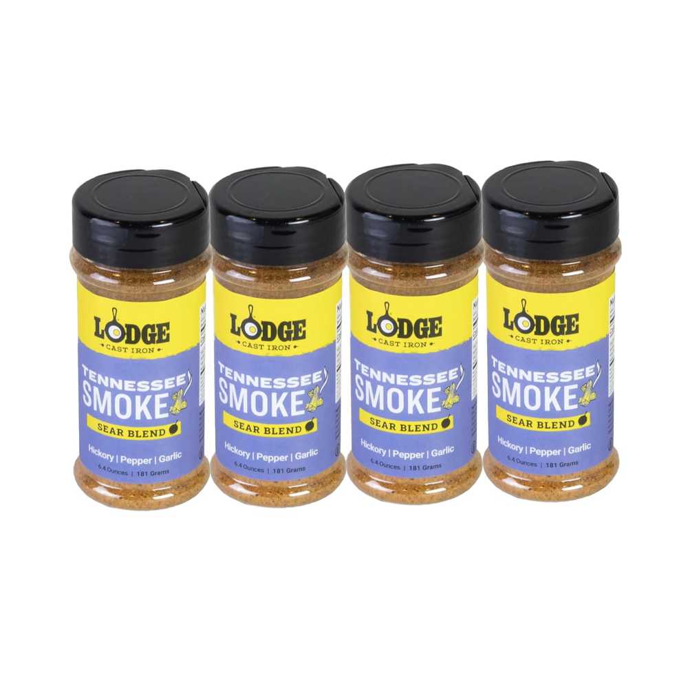 4-Pack Lodge Sear Blend for Cast Iron Cooking, 6.4 oz. (Tennessee Smoke)