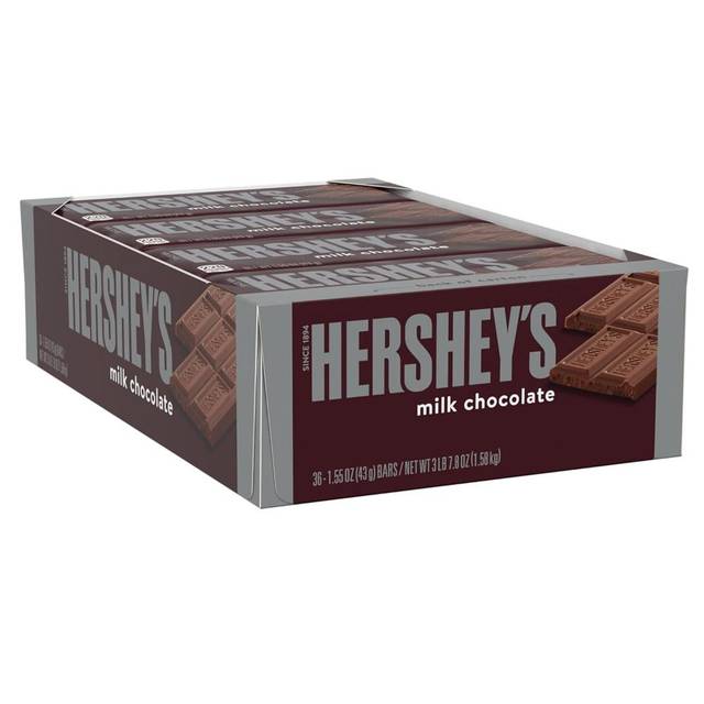 36-Pack Hershey's Milk Chocolate Candy Bars