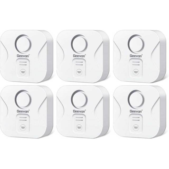 6-Pack Geevon Water Leak Alarm
