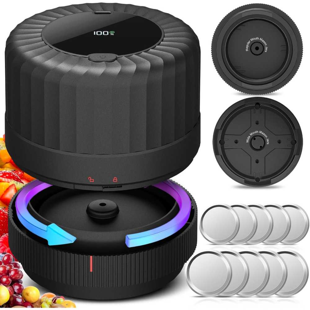 LTX USB-C Rechargeable Mason Jar Vacuum Sealer Kit