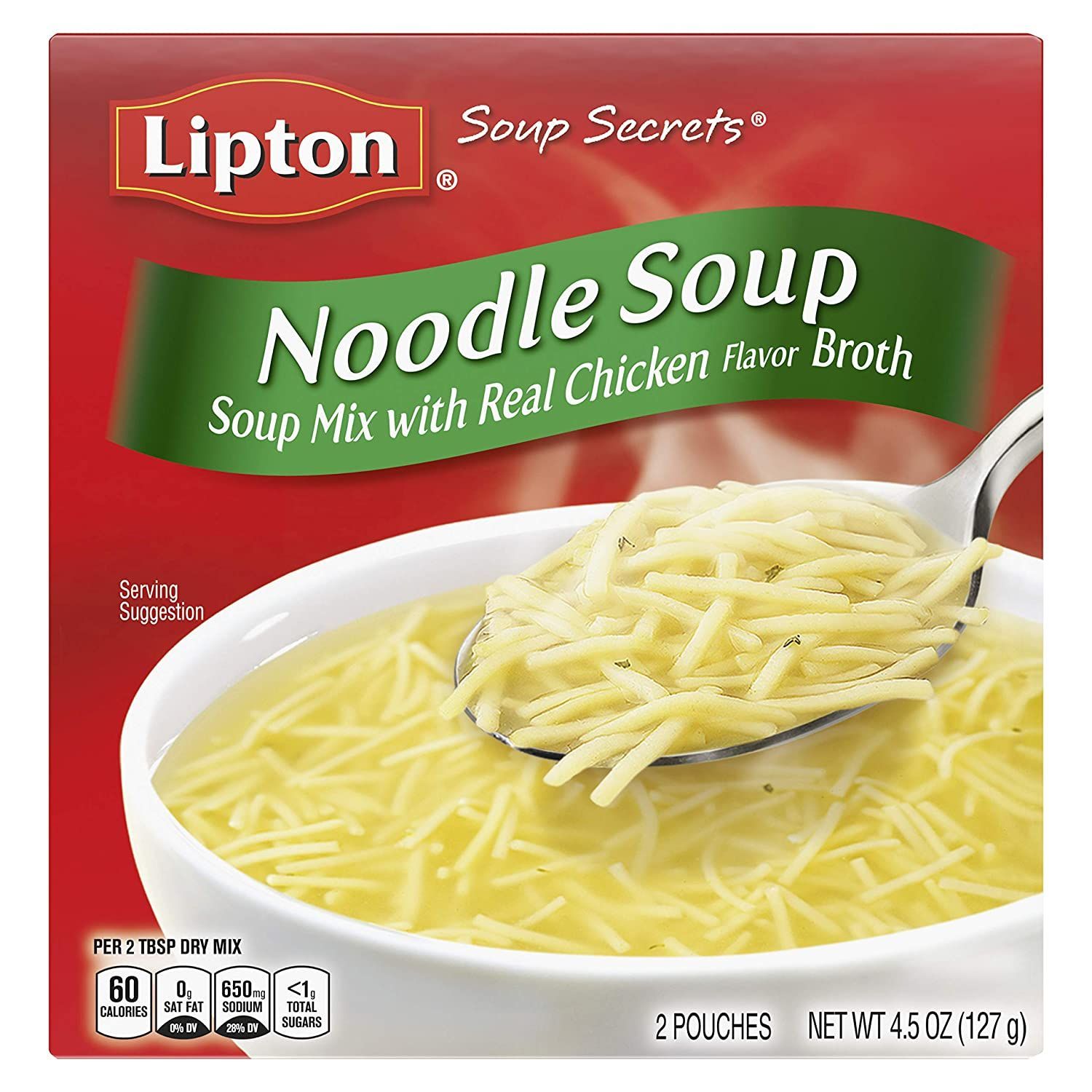 12-Pack Lipton Soup Secrets Noodle Soup