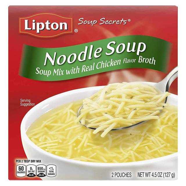 12-Pack Lipton Soup Secrets Noodle Soup