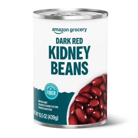 Select Regions: Amazon Grocery Canned Dark Red Kidney Beans, 15.5 oz.