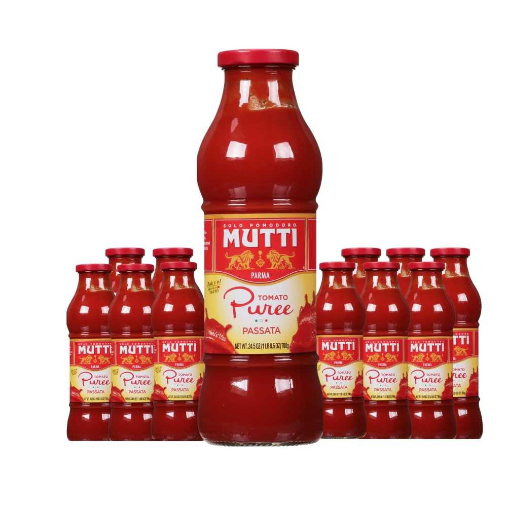 12-Pack Mutti Tomato Puree (Passata), 24.5 oz.