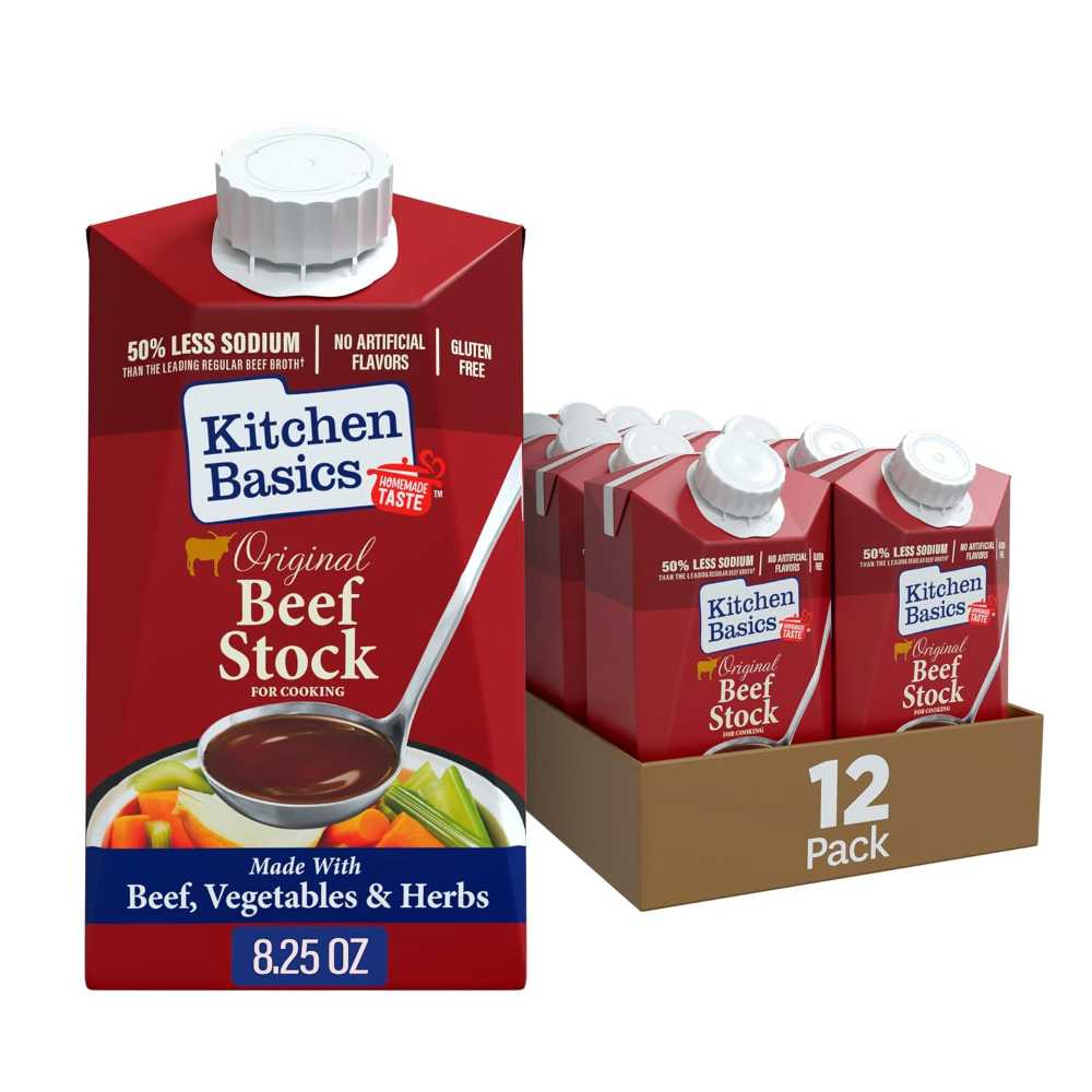 12-Pack Kitchen Basics Original Beef Stock, 8.25 oz. ($0.48/Each)