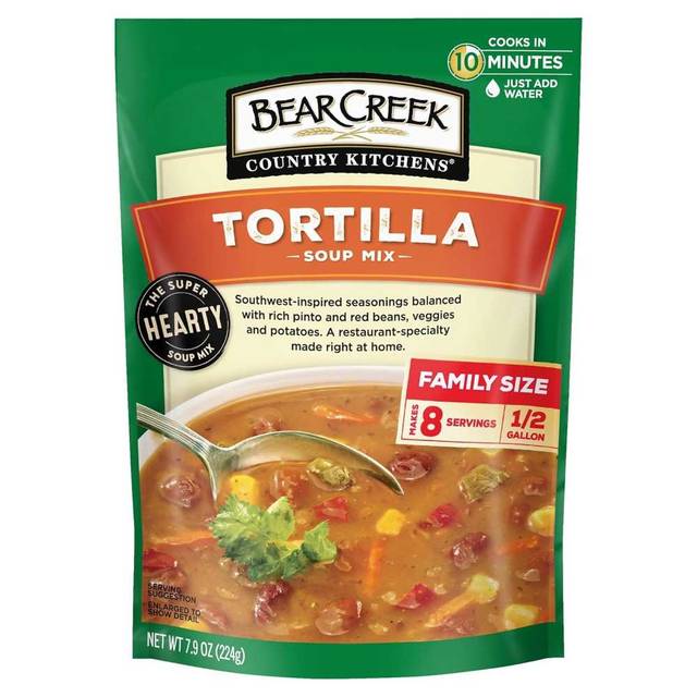 6-Pack Bear Creek Tortilla Soup Mix, Family Size 7.9 oz. ($2.09/Each)