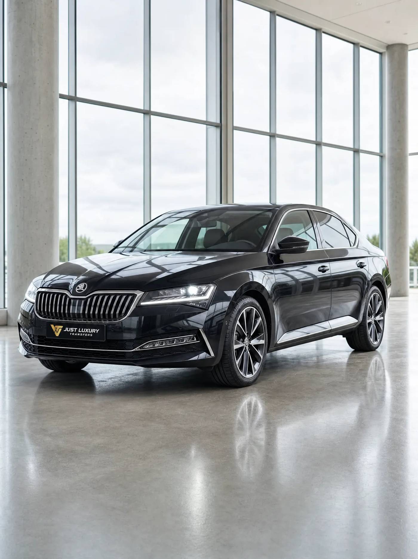 Skoda Superb — luxury Sedan with driver in Agadir