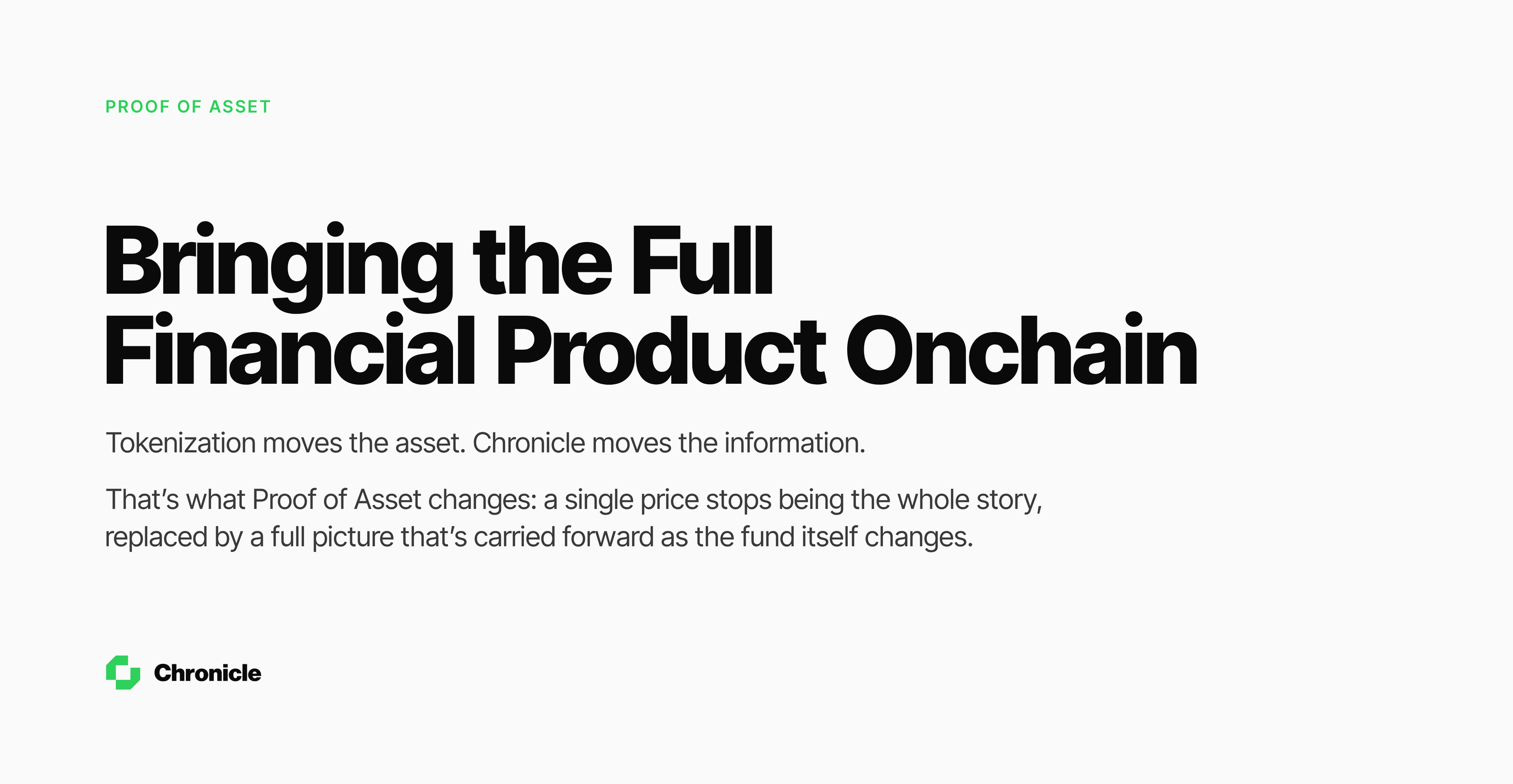 Tokenized Assets: Bringing the Full Financial Product Onchain