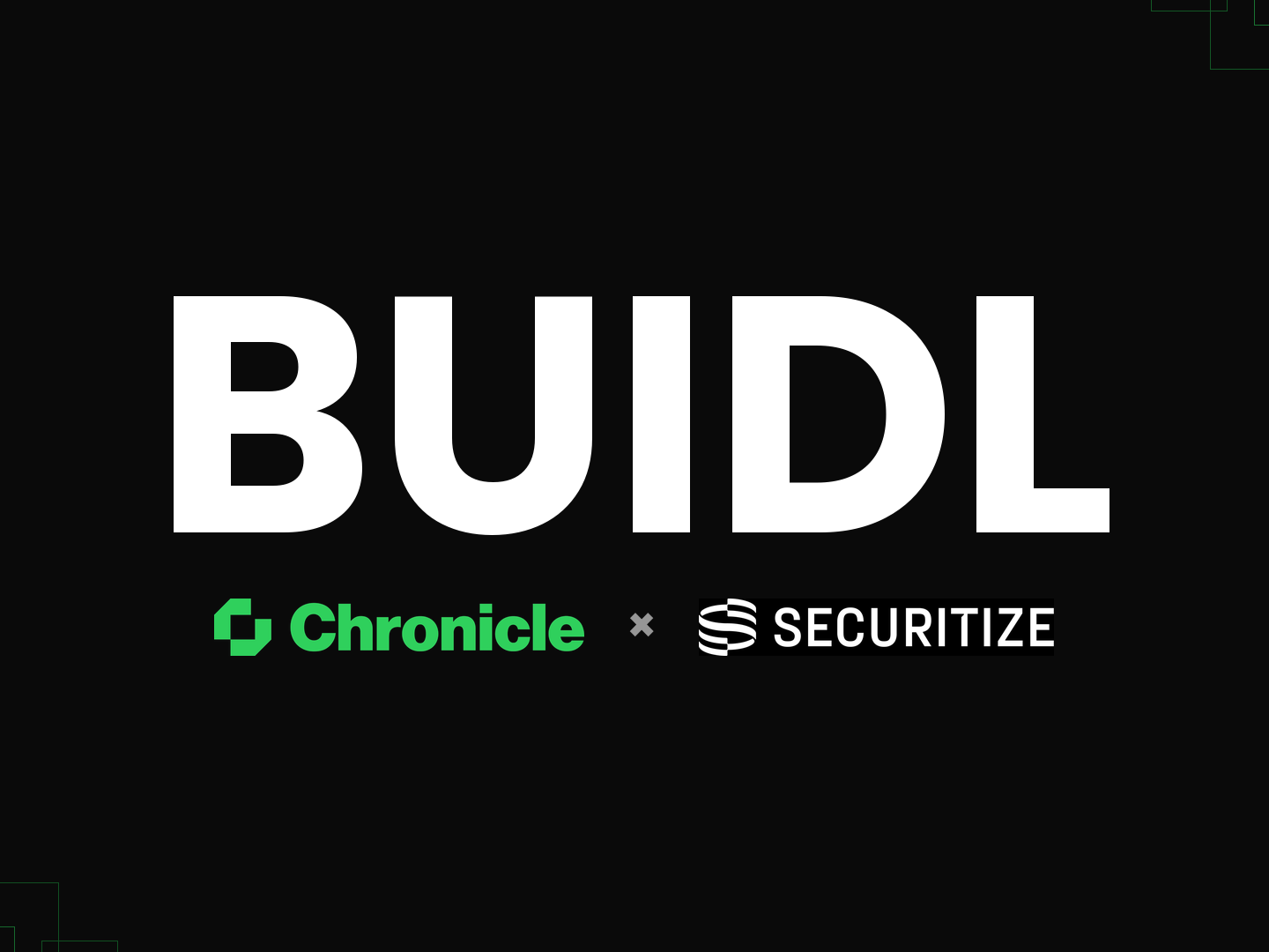 BUIDL, tokenized by Securitize, is now verified onchain by Chronicle Proof of Asset