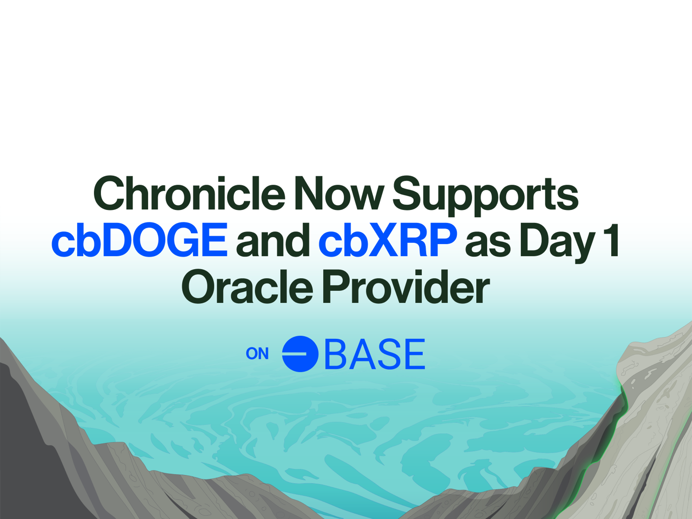 Chronicle Now Supports cbDOGE and cbXRP as Day 1 Oracle Provider