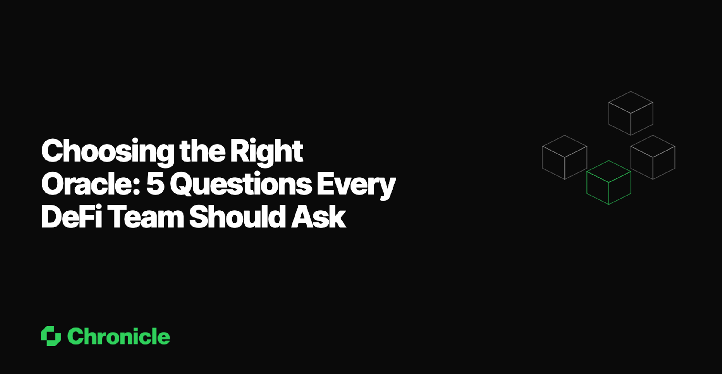 Choosing the Right Oracle: 5 Questions Every DeFi Team Should Ask