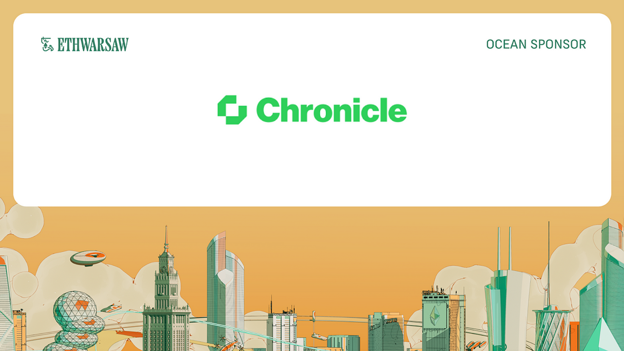 Meet Team Chronicle at ETH Warsaw — August 30th, 2023