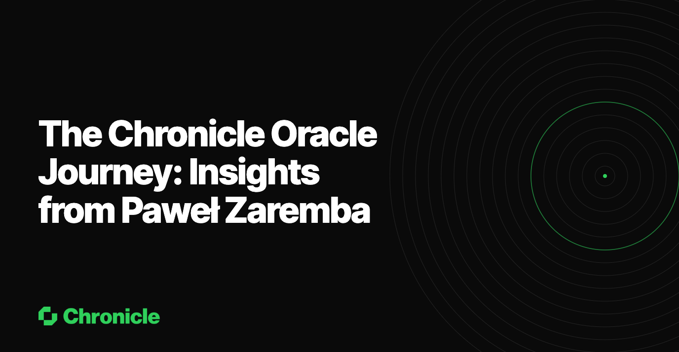 The Chronicle Oracle Journey: Insights from Paweł Zaremba