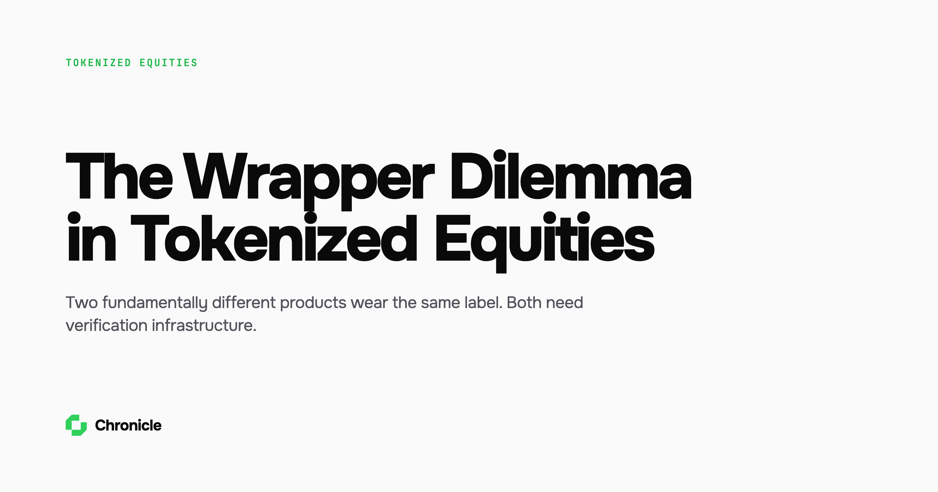 The Wrapper Dilemma in Tokenized Equities