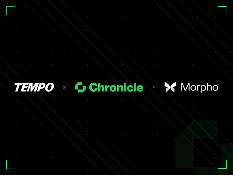 Chronicle Brings Verified Oracle Data to Tempo's Ecosystem