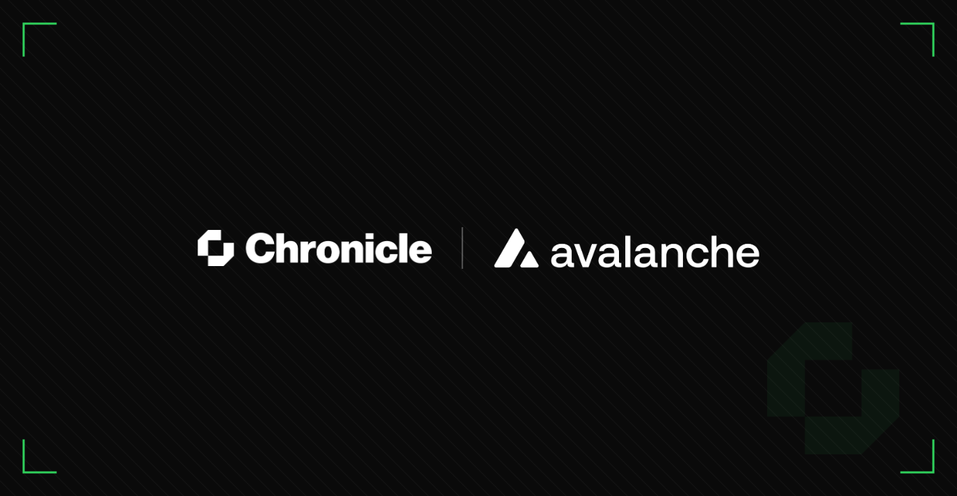 Institutional-Grade Oracle Chronicle Now Available on Avalanche