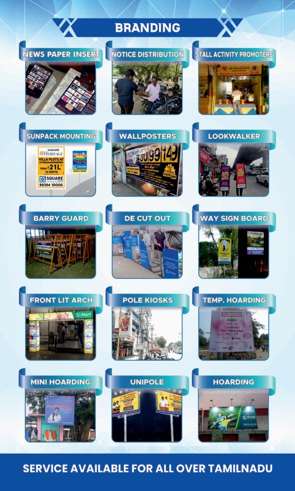Promotional display products by Print Place