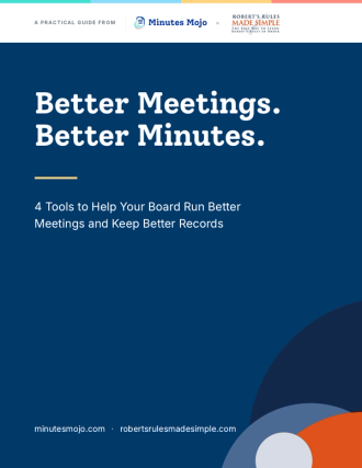 Get the Better Meetings. Better Minutes. Toolkit