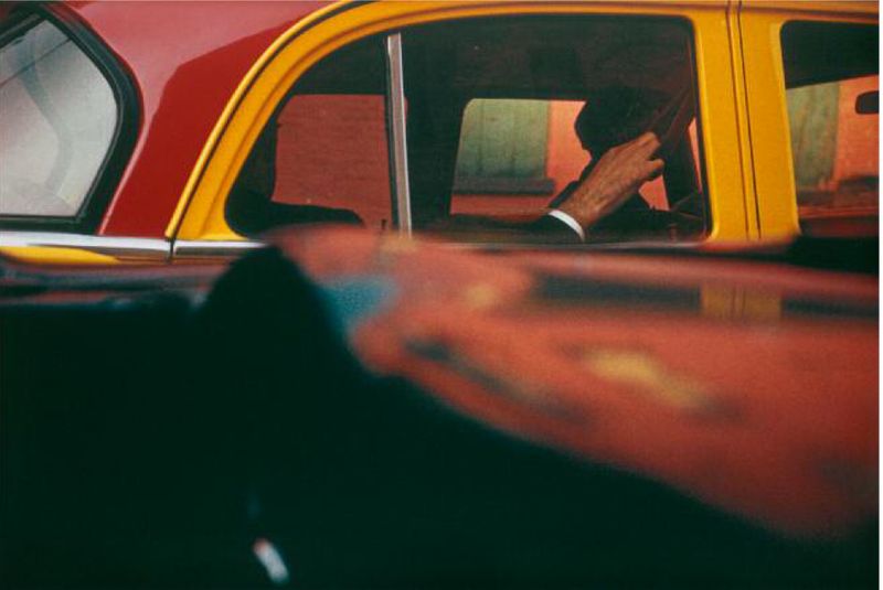Taxi, 1957 Saul Leiter, Bild Taxi von 1957