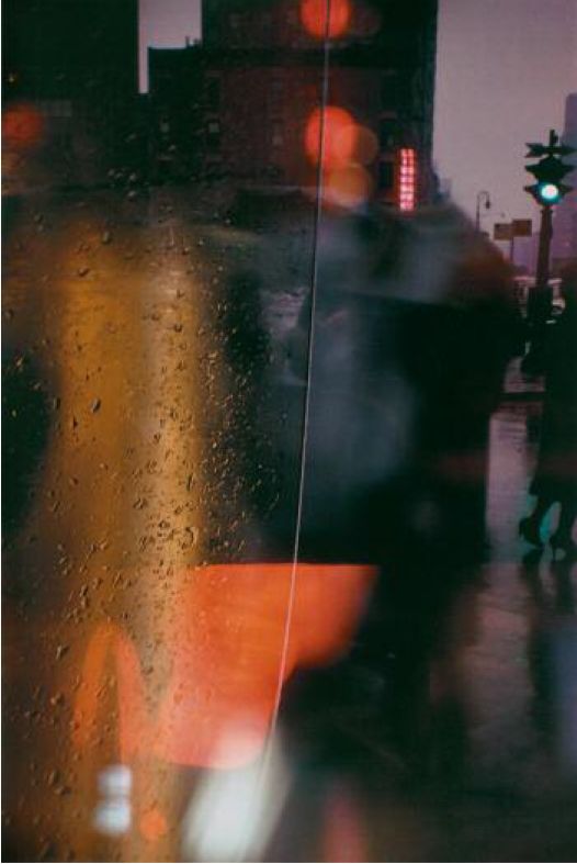 Walk with Soames, 1958 Saul Leiter, Bild Walk with Soames von 1958