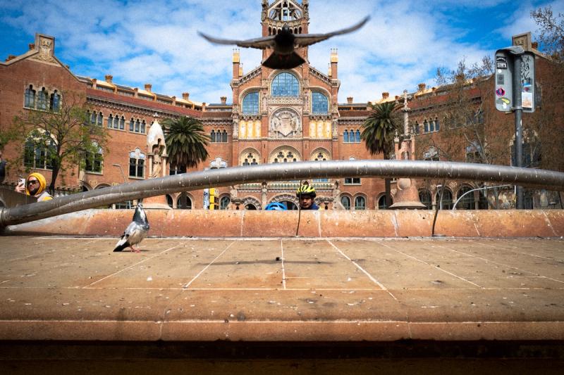 Street Photography Barcelona Lumenas Art Street Photography Barcelona. Das alte Krankenhaus Recinte Modernista de Sant Pau.