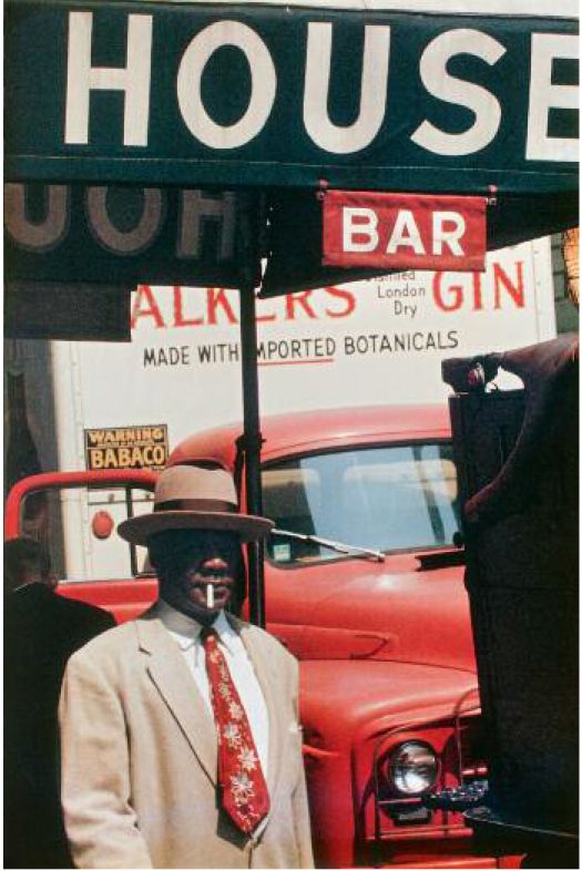 Harlem, 1960 Saul Leiter, Bild Harlem von 1960