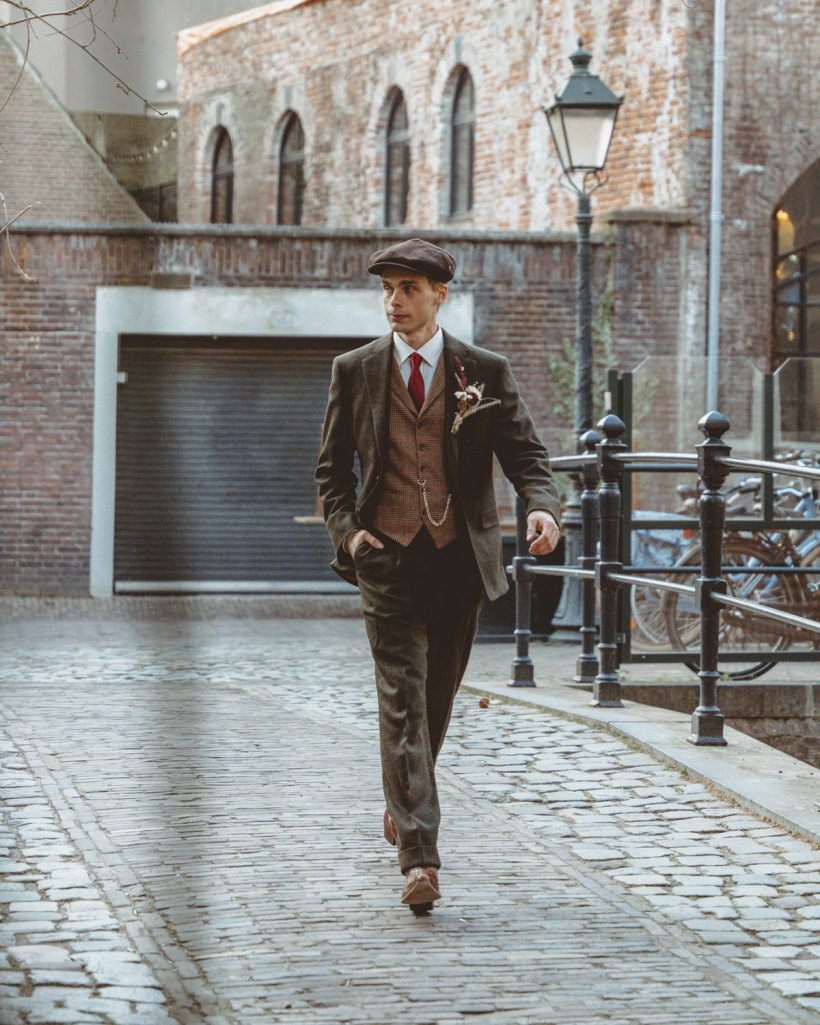 Darryl Hoogesteger in zijn kenmerkende flat cap
