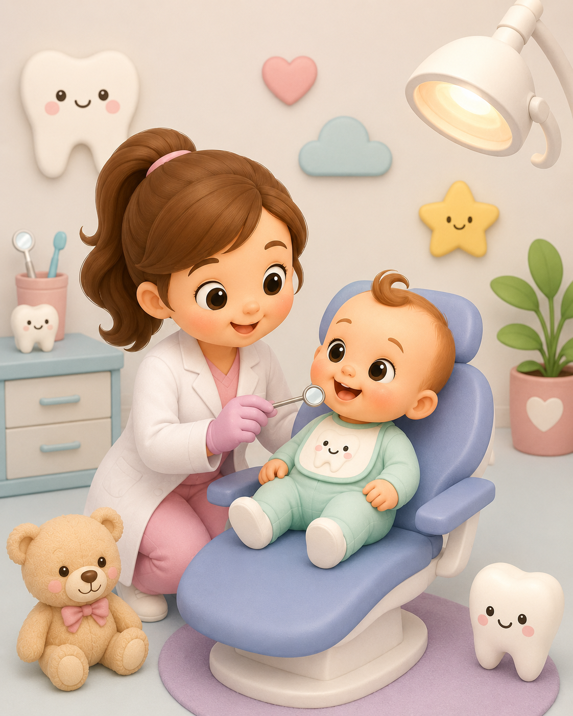 Primeira consulta com o odontopediatra