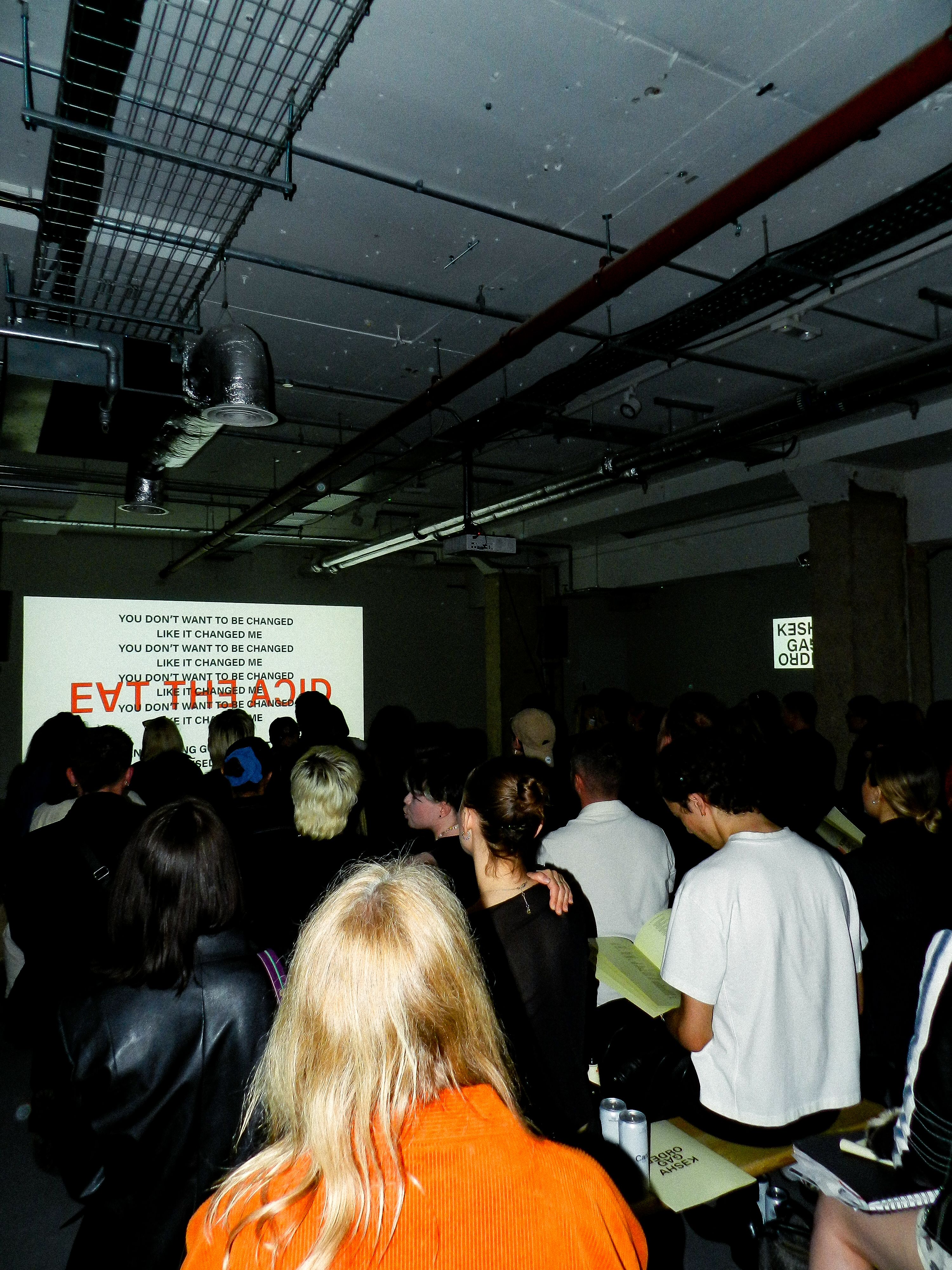 Kesha Gag Order listening event at Dazed Space,