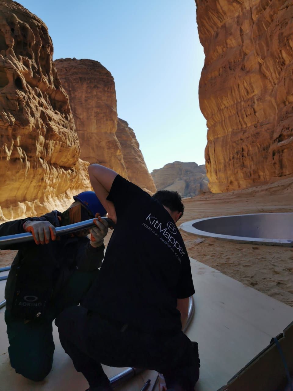 Behind the Scenes of Now You See Me, Now You Don’t by Manal AlDowayan (2021) for Desert X
