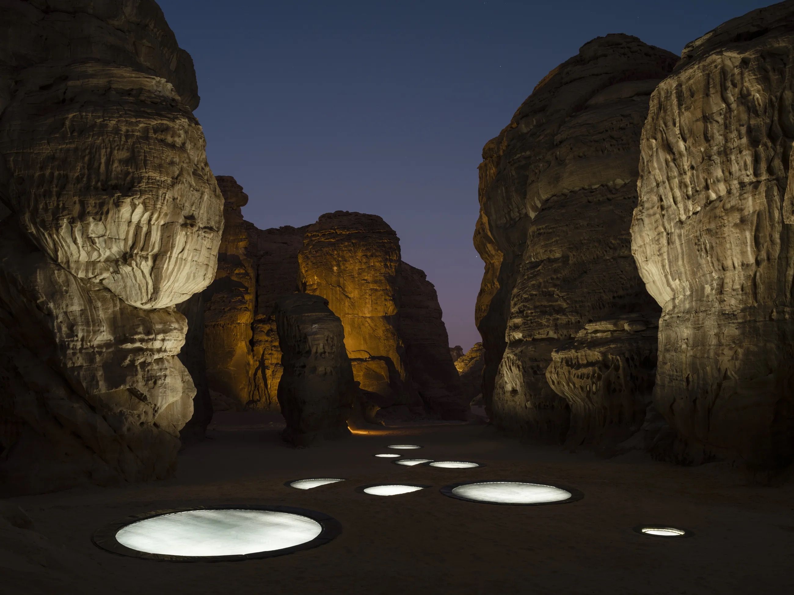 Manal AlDowayan, Now You See Me, Now You Don't, Desert X AlUla. Photo: Lance Gerber