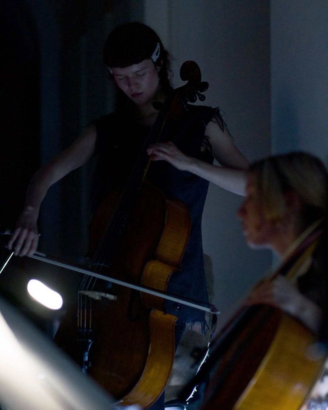 Cellists performing at Assembly 2026, River Rooms, Somerset House