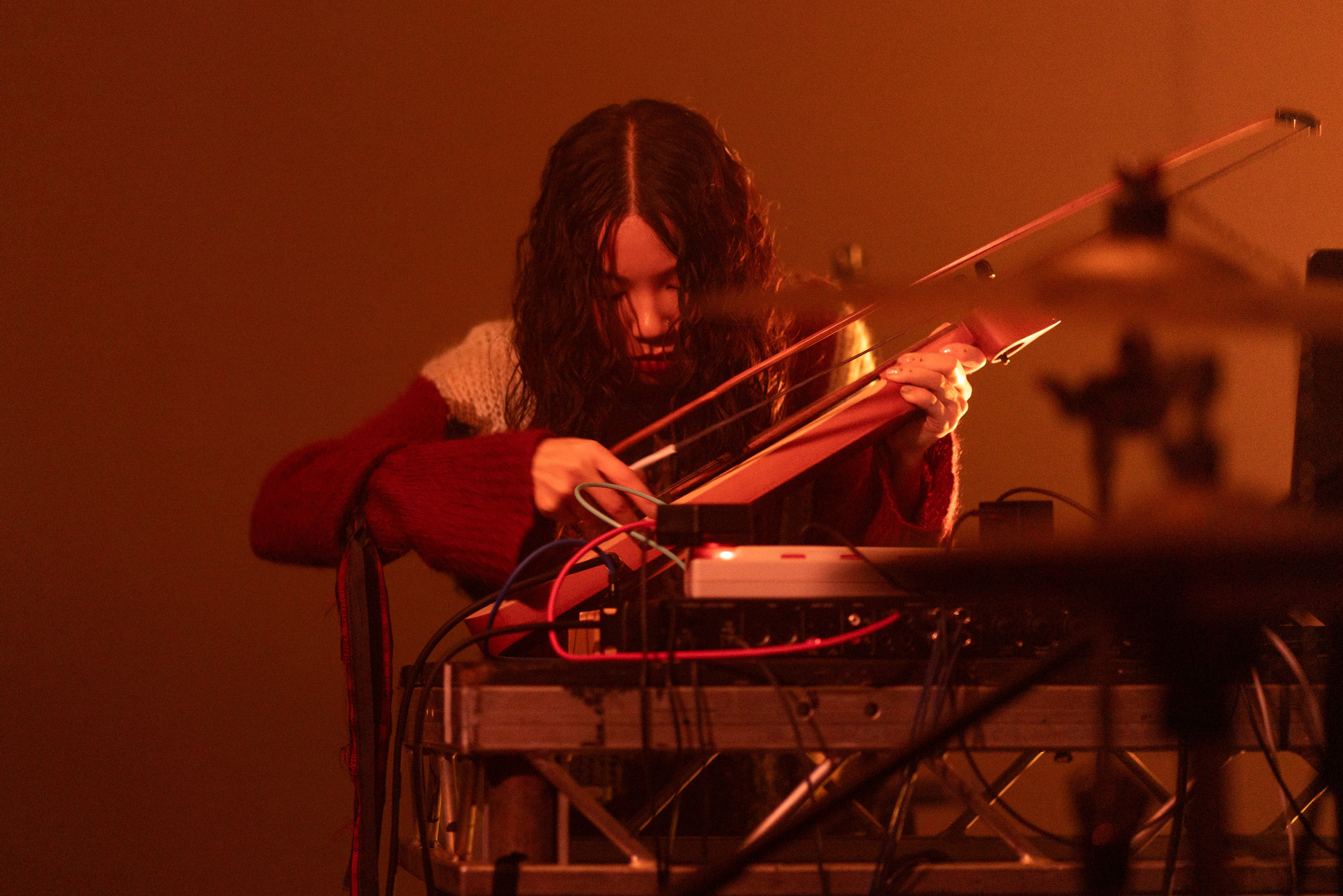 Dis Fig performing at Somerset House Assembly 2024,