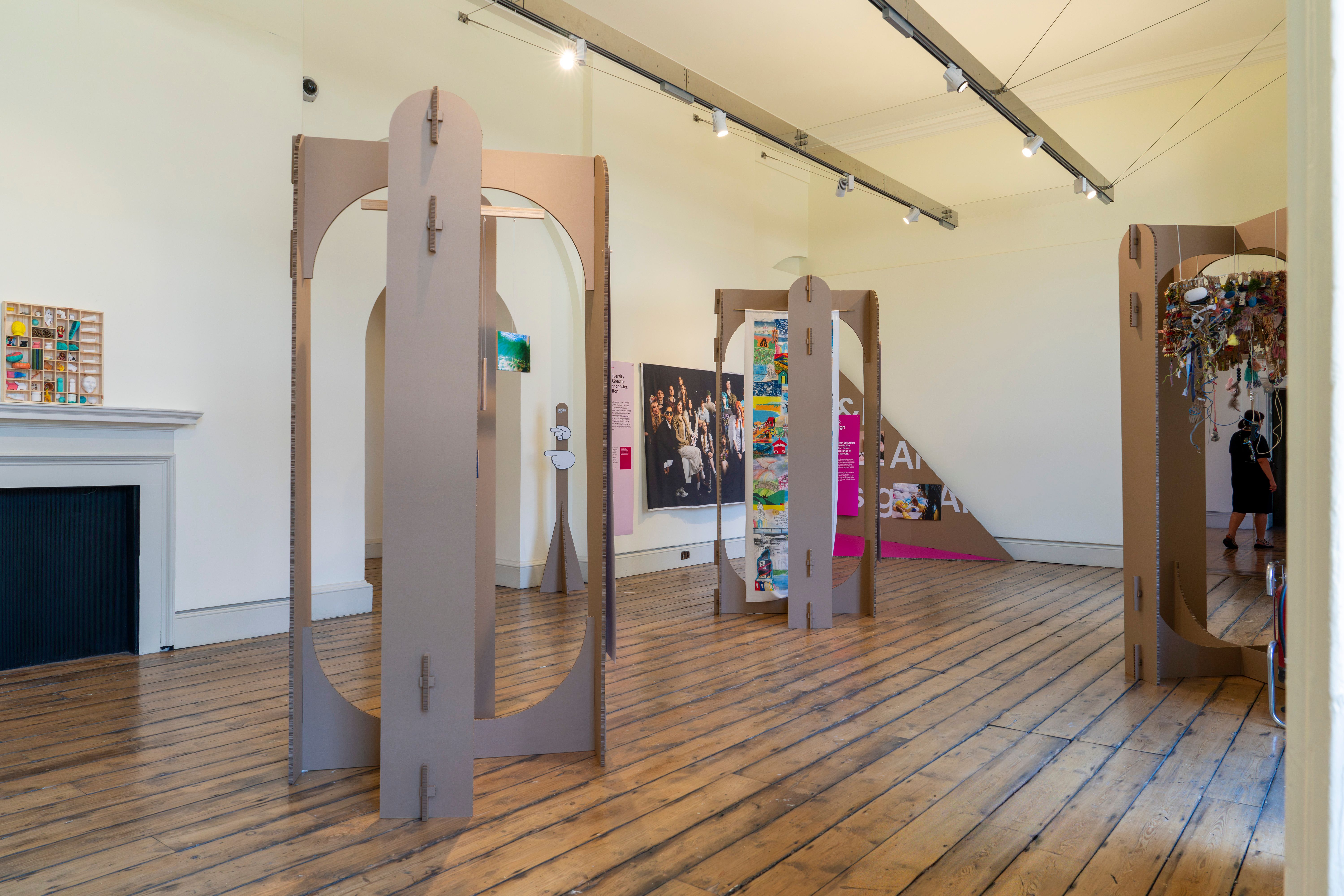 Freestanding arches and displays, National Saturday Club Summer Show 2026