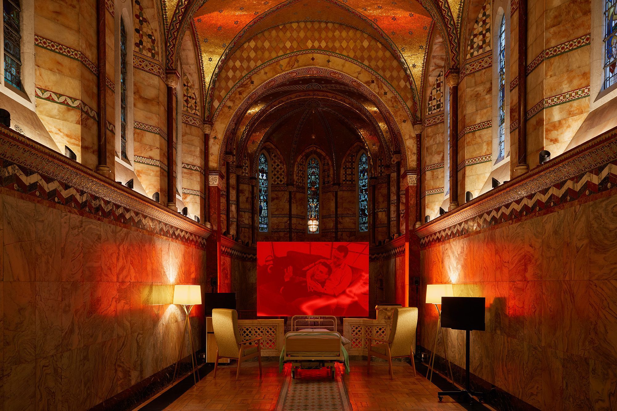 Gideon Mendel, The Ward Revisited, Fitzrovia Chapel