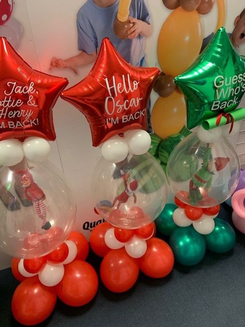 Elf in Balloons