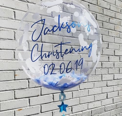 Christening Personalised Bubble