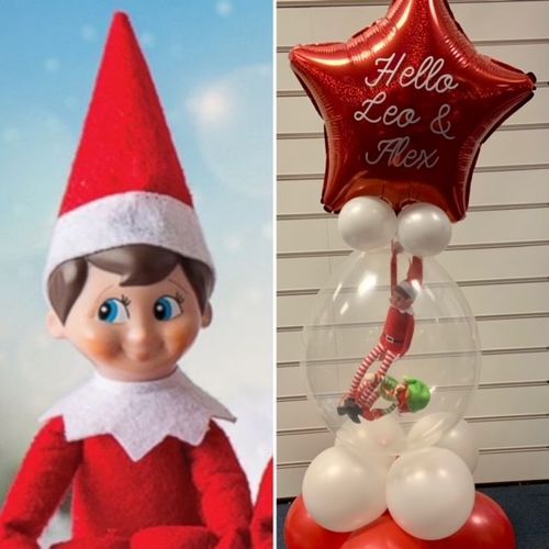 Elf in a Balloon - Personalised