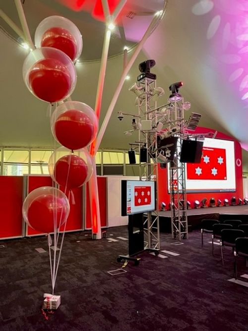 Vodafone Giant Balloon Bouquets