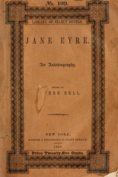 Jane Eyre by Charlotte Bronte book cover